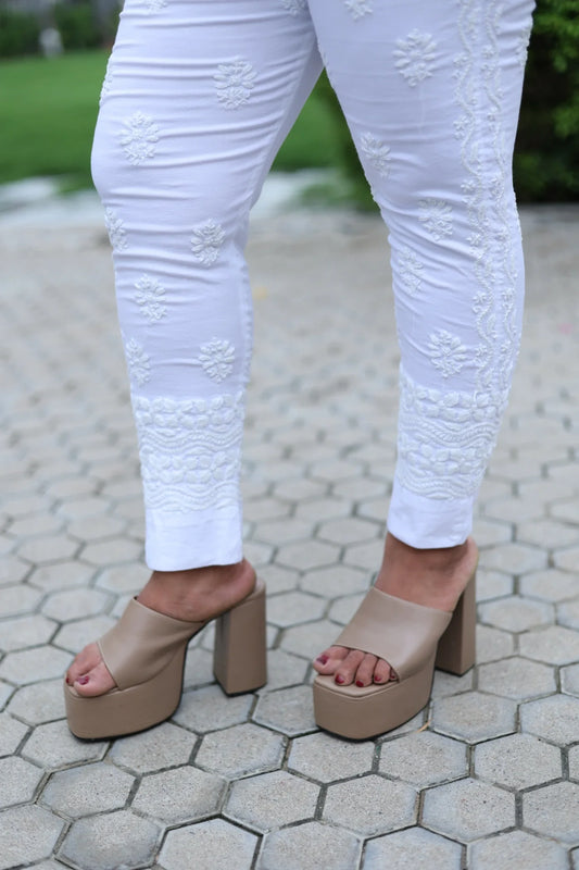 Cotton Pants With Pockets B5