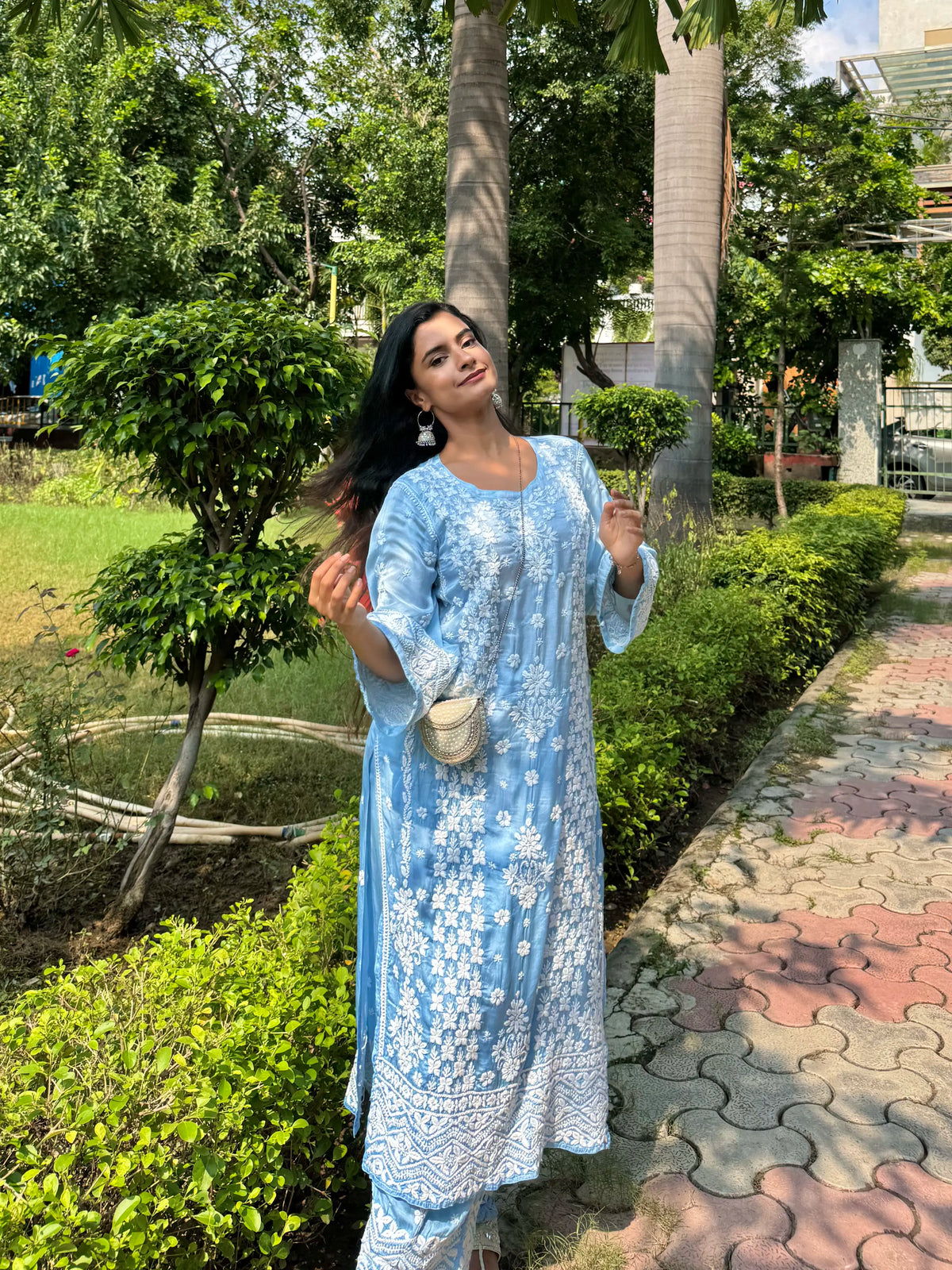 Nazakat Modal Satin Ombre Co-ord Set