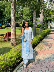 Nazakat Modal Satin Ombre Co-ord Set