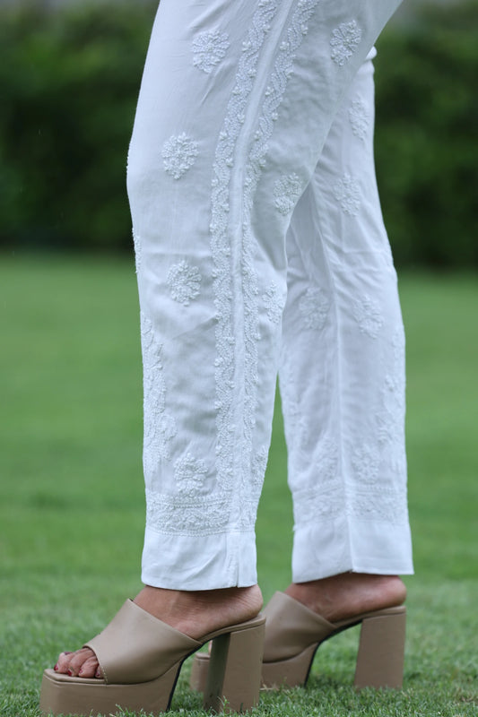 Cotton Pants With Pockets B4